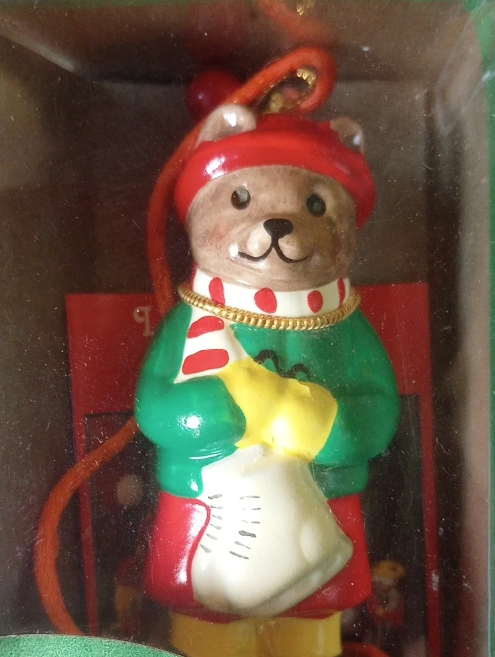 NIB Billy & Buffy Bear Ornaments/ Figures.  Lynn's Kin, Cannon Falls Hollow 80s